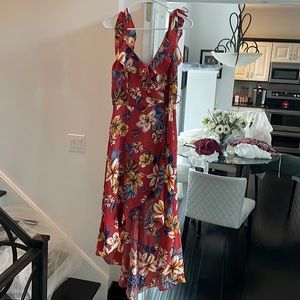 By&By floral high low dress